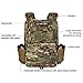 YAKEDA Tactical Vest for Men 1000D Nylon Quick Release Laser-Cutting Modular Vest Lightweight Vest (CP)