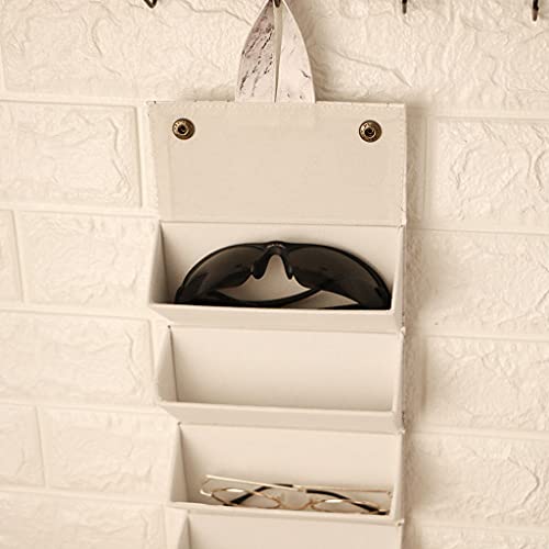 MAOSUO Bolsa de armazenamento de óculos de sol para viagem, 5 compartimentos, caixa de armazenamento