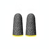 Quick Slip-On Gaming Finger Sleeves for Smooth Touchscreen Control - Durable Mobile Accessory (2 Pack)