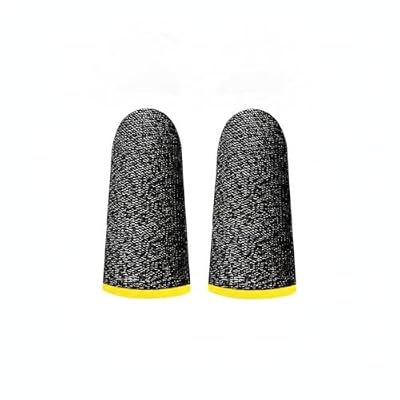 Gaming Finger Sleeves Durable Material for Mobile Touchscreens (2 Finger Sleeves)