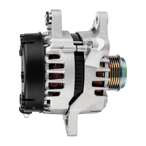 Image of PHILTOP Alternator Compatible With Hyundai for 2017-2020 Elantra 2.0L 2019-2021 Forte 2.0L (Delco Unit; 150 Amp) 11934N 12V CW 6-Groove Pulley