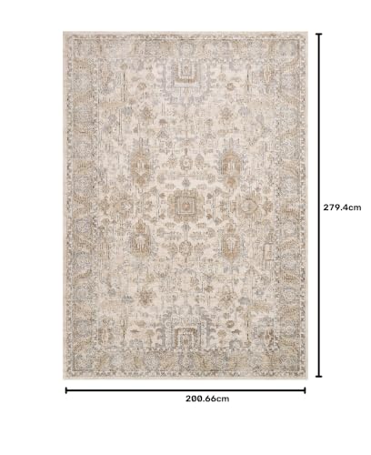 Image of Loloi Teagan Ivory /Sand 6'-7 inch x 9'-2 inch Area Rug