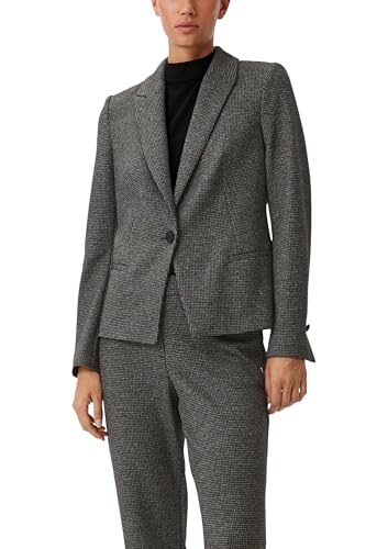 comma Pepita Blazer, 99r7 black, 34