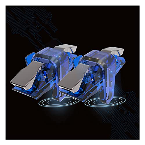 LEISHENT Contrôleur de Jeu Mobile PUBG Déclencheur, Les Contrôleurs de Téléphone Portable Déclenchent Un tir Sensible pour Android et iOS(Une Paire) Cover