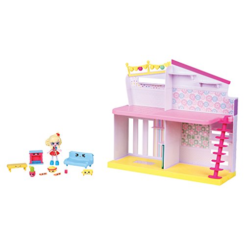 Shopkins Happy Places - Playset Happy Home con 1 Muñeca y 9 Accesorios (Giochi Preziosi HPH00001)