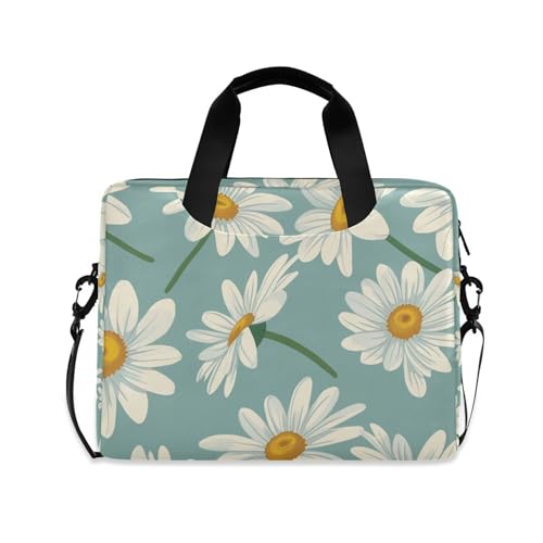 Maletín para portátil unisex ALAZA Daisy Flower 13-15.6 pulg miniatura 1