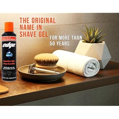 Edge Shave Gel Sensitive Skin 7 Oz (Pack of 3)