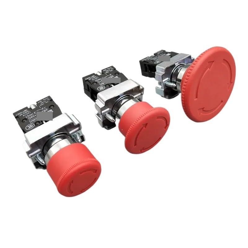 1pc XB2-BS642 60mm NC N/C Red Mushroom Emergency Stop Push Button