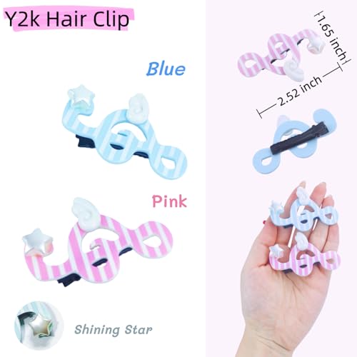 Pinzas de Pelo con Nota Musical y Ala para Mujer miniatura 4