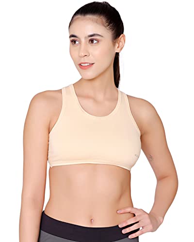 Image of BODYCARE Women's Cotton Padded Wire Free Sports Bra