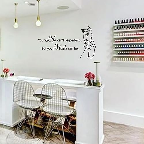 Vinilo Decorativo para Salón de Belleza y Uñas