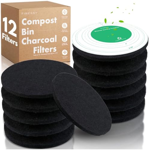 FINESSY-Compost-Bin-Kitchen-Compost-Bin-Countertop-Compost-Bin-for-Kitchen-1-Gallon-Compost-Bucket-for-Kitchen-Indoor-Compost-Bin-Counter-Compost-Bin-with-Lid-Food-Composter-Kitchen-Counter-Tabl