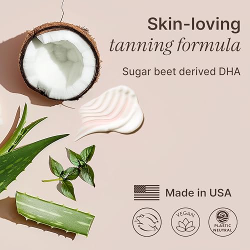 Image of Tanning Lotion Self Tanner - USA Made with Natural & Organic Ingredients