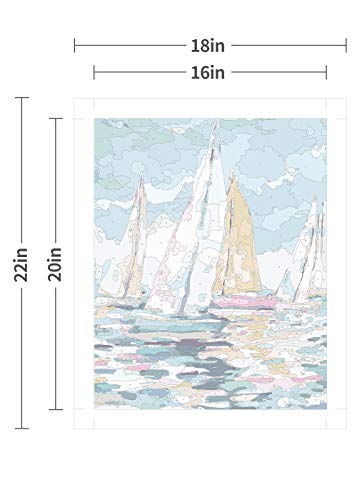 Petrala Paint by Numbers for Adults Kids DIY Oil Painting Large Canvas Paintworks Rainbow Ocean Nautical Modern Easy Artwork with Acrylic Pigment Home Decoration for Children16 x 20 inch (No Frame) steampunk buy now online Petrala Paint by Numbers for Adults Kids DIY Oil Painting Large Canvas Paintworks Rainbow Ocean Nautical Modern Easy Artwork with Acrylic Pigment Home Decoration for Children16 x 20 inch (No Frame) steampunk buy now online
