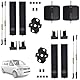 Twowinds Reparaturset für Seitenfenster, Linke und Rechte Seite, Fenstergriff Kompatibel mit VW T5 Transporter Caravelle Multivan (2003-2015) T6 (ab 2015) 7H0847781B (2 sätze) Schwarz