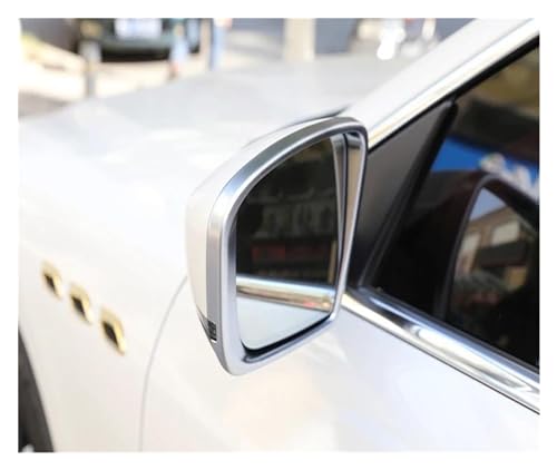 Coques de rétroviseur Levante 2016 cadre voiture ABS chrome accessoires 2pc - 4