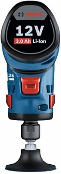 Bosch GWG12V-20SB23 12V Max Brushless 1/4 In. Right Angle Die Grinder Kit with (2) 3 Ah Batteries