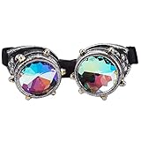 Steampunk Victorian Goggles Kaleidoscope Welding Glasses Punk Rustic Cosplay Costume Accessories...