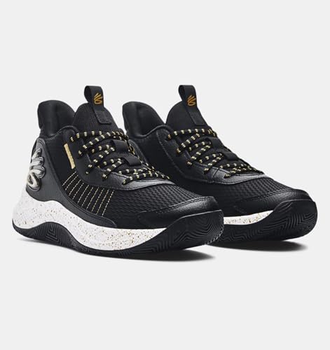Under Armour Men's Curry 3Z7 Basketball Shoes 3026622 (Black/Metallic Gold - 001, US Footwear Size System, Adult, Men, Numeric, Medium, 9)3