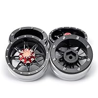 AXspeed 1,9" Beadlock Felgen für 1/10 Axial SCX10 TRX4 D90 RC Crawler Car 4 Stück – Ansicht 8