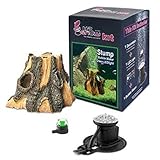 Hydor H2Show Green Stump/Log Kit - Green LED with Bubbles