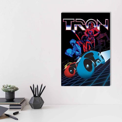 Affiche en métal Disney résistante avec impression haute fidélité