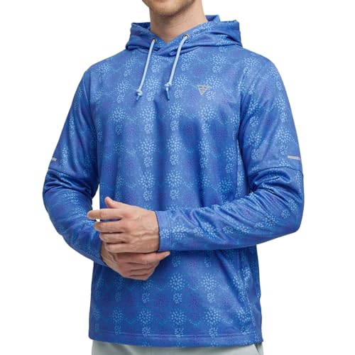 M MAELREG Hoodies for Men Golf Fleece Hooded Sweatshirts Dry Fit Athletic Lightweight Casual Midlayer Mens Hoodies Pullover - Main Image