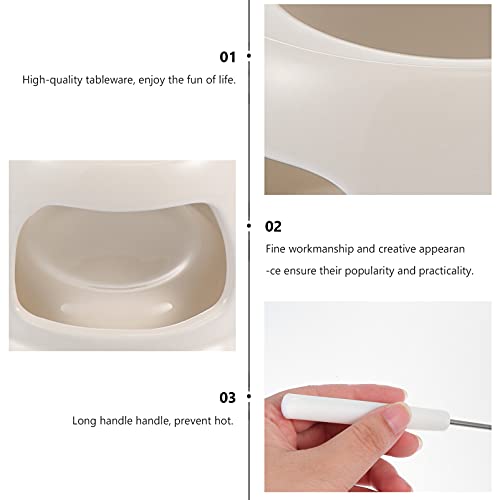 1 Conjunto Forno Para Derreter Chocolate Mini Pote De Fondue Panela De Derretimento De Chocolate Pan