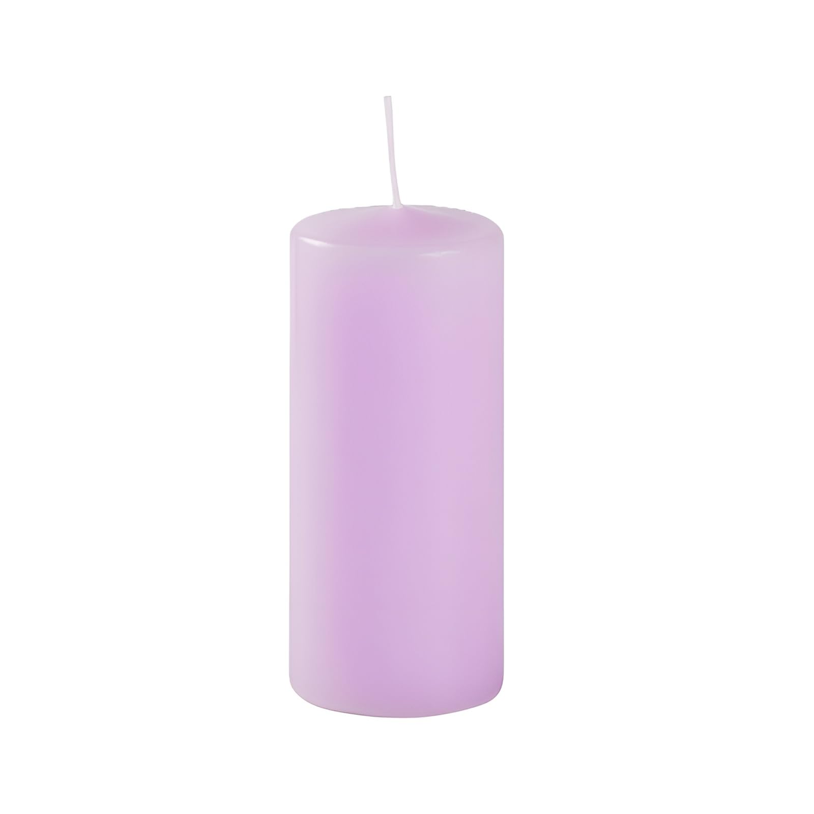 Risthò Pack of 9 Wax Candles, Powder Purple, Diameter 5 cm, Height 12 cm