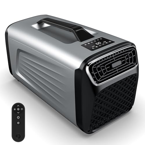 Chansim 5200BTU Portable Camping Air Conditioner, 4-in-1 Air Conditioner For Tent Outdoor and Indoor Use, 400W Consumption Quiet Small AC Unit For Garage