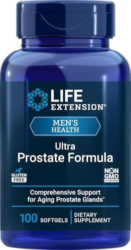 Life Extension Ultra Prostate Formula, 100 Softgels, Natural Supplement for Men
