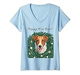 Photo Gallery donna jack russell terrier new year gift for dog lovers maglietta con collo a v Photo Gallery donna jack russell terrier new year gift for dog lovers maglietta con collo a v