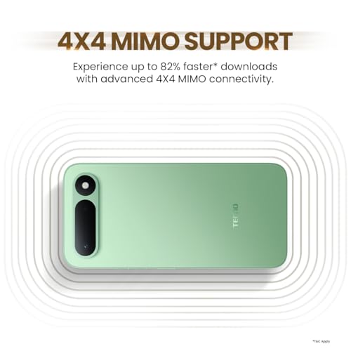 Image of Spark 50 5G (Mint Green, 6GB+128GB) | 6500mAh Battery + 45W Fast Charger | Upto 18GB* RAM | MIL-STD 810H Protection | Fastest 8X Network Speed* with URSP | 120Hz Smooth Display | AI Flash Snap