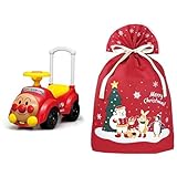 アガツマ(AGATSUMA) アンパンマン アンパンマンカー メロディ付き 対象年齢1.5歳～5歳 + クリスマス ラッピング袋 セット E
