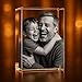 3D Laser Crystal Personalized Etched Engrave Gift Special Rectangle 3