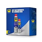 El kit contiene 1 Desengrasante de cadenas WD-40 Specialist 500 ml, 1 Lubricante Total de cadenas WD-40 Specialist 500 ml