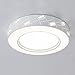Produktbild Runde Led Deckenleuchte Einfache Moderne Wohnzimmer Schlafzimmer Deckenleuchten Iron White K9 Crystal Deckenbeleuchtung Fixture Ø44CM