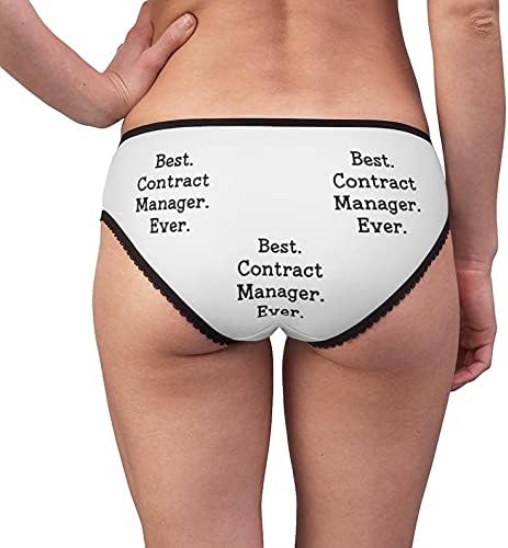 Contract Manager Panties, Contract Manager Underwear, Briefs, Cotton Briefs, Funny Underwear, Panties For Women