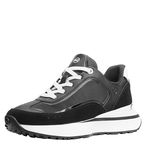 Michael Kors Women's Ari Trainer, Black, 8