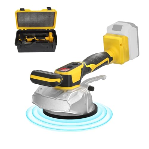 2026 New Model Tile vibration tool for Dewalt 20V Battery,150W Tile Suction Cup Tool with 8 Speed,Suction Cup, Digital Display for Floor Tile Wall (Battery Not Included)