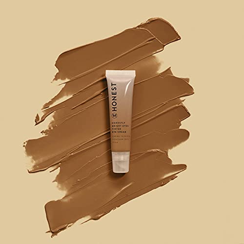 Honest Beauty Honestly Bright Eyes Tinted Eye Cream, Terracotta With Hyaluronic Acid + Squalene | Ewg Certified + Dermatologist Tested & Vegan + Cruelty Free | 0.5 Fl. Oz. #TOP1