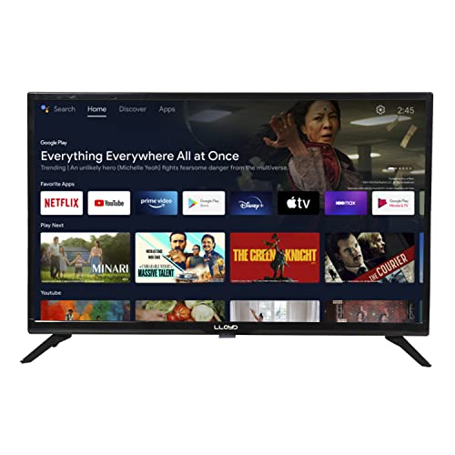 LLOYD 80 cm (32 Inches) HD Ready Smart LED TV 32HS410D (Black) (2022 Model) LLOYD 80 cm (32 Inches) HD Ready Smart LED TV 32HS410D (Black) (2022 Model)