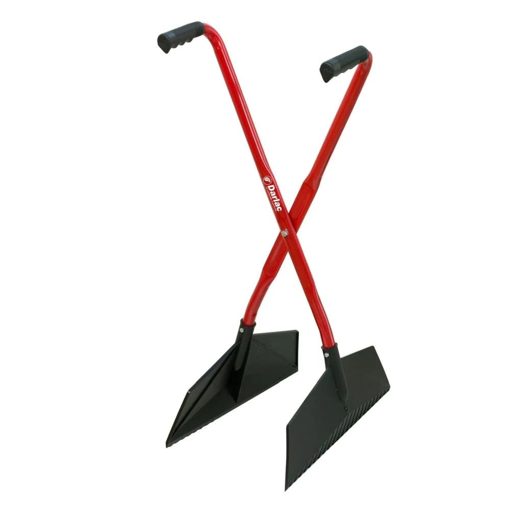 Darlac Grab-N-Lift Garden Waste Collector, Leaf Grabber Tool for Gardens, Ultra Lightweight Design, Leaf and Garden Waste Collection, Ref. DP556, Back Friendly Large Jaw Grabber with Moulded Handles