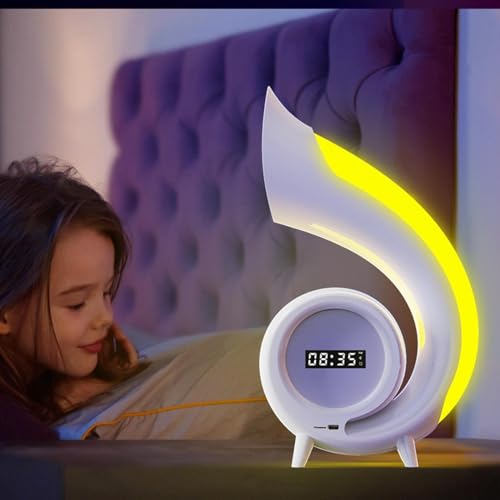Altavoz con luz nocturna multifuncional y luz LED de ambiente 3