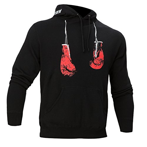 Title Boxing Hard Fought Hoody, Black, Medium