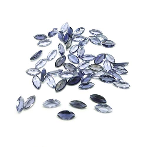 Neerupam collection Natural Iolite AAA Quality 6X3 mm Marquise Shape Faceted Cut Loose Gemstone, Natural Iolite Loose Gemstone for Jewelry Making