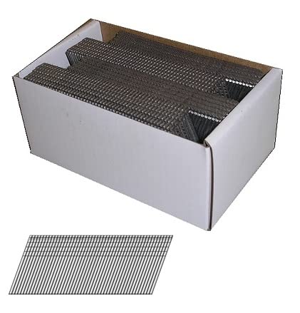 Lot de 2 000 clous à tête d'emboutissage 64 mm galvanisés | Clous compatibles avec DeWALT DCN660 DC618 DC610, Senco Fusion F16A, Paslode FN-16A/65, Bosch GNH 18V-64, HiKOKI NT1865DA, Milwaukee M18