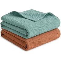 2-Pack Soft Breathable Swaddling Wrap Receiving Baby Blanket only