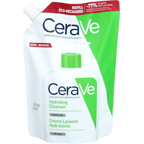 CeraVe Recambio de Limpiador Hidratante, Para Piel...
