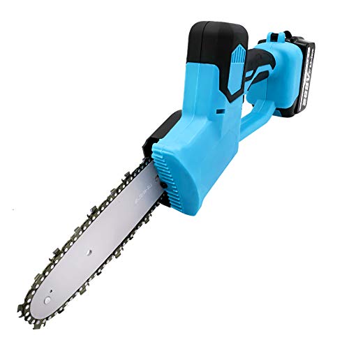 Mini Chainsaw Cordless Battery Operated, 8-Inch Electric Chainsaw Handheld Mini Pruning Shears Chainsaw for Tree Trimming Wood Cutting, Charger Included (1 Battery)
